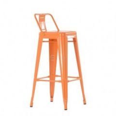 Барный стул Barneo N-242 Tolix Style 2003 Оранжевый в Златоусте - zlatoust.mebel24.online | фото