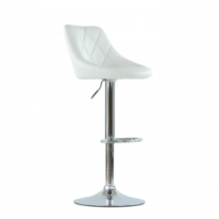 Барный стул Barneo N-83 Comfort (Комфорт) белый в Златоусте - zlatoust.mebel24.online | фото