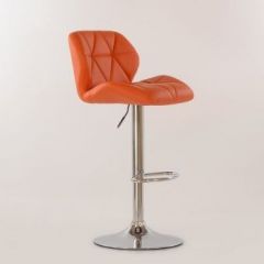 Барный стул Barneo N-85 Diamond оранжевый в Златоусте - zlatoust.mebel24.online | фото 2