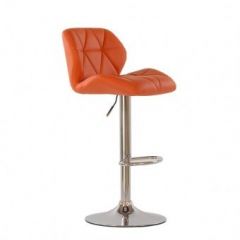 Барный стул Barneo N-85 Diamond оранжевый в Златоусте - zlatoust.mebel24.online | фото