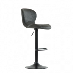Барный стул Barneo N-86 Time / Black / VPU Dark Gray Vintage серый винтаж 970-11 в Златоусте - zlatoust.mebel24.online | фото