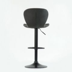 Барный стул Barneo N-86 Time / Black / VPU Dark Gray Vintage серый винтаж 970-11 в Златоусте - zlatoust.mebel24.online | фото 2