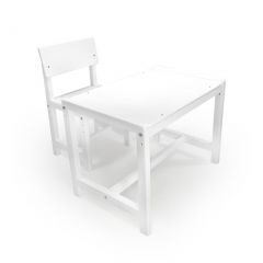 Детский растущий комплект стол и стул Я САМ "Лофт" (Белый, Белый) в Златоусте - zlatoust.mebel24.online | фото 1