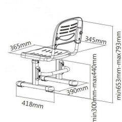 Детский стул SST3 Розовый (Pink) в Златоусте - zlatoust.mebel24.online | фото 5