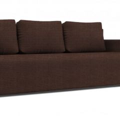 Диван Алиса 4 Shaggy CHOCOLATE - Teos Dark Brown в Златоусте - zlatoust.mebel24.online | фото