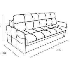 Диван-кровать "SMART" 1 СК (Kongo brown) в Златоусте - zlatoust.mebel24.online | фото 7