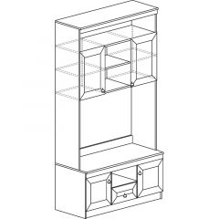 Гостиная Инна 1 Денвер светлый в Златоусте - zlatoust.mebel24.online | фото 10