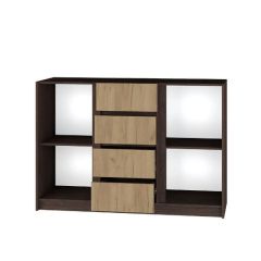 Комод Флоренция (Венге/Дуб Крафт Золотой) в Златоусте - zlatoust.mebel24.online | фото 2