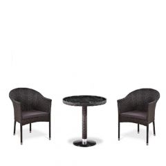 Комплект плетеной мебели T601/Y350A-W53 Brown (2+1) в Златоусте - zlatoust.mebel24.online | фото