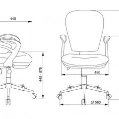 Кресло Бюрократ CH-513AXN/#B черный в Златоусте - zlatoust.mebel24.online | фото 4