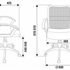 Кресло Бюрократ CH-590/BLACK в Златоусте - zlatoust.mebel24.online | фото 5