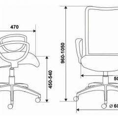 Кресло Бюрократ CH-599AXSN/TW-11 чёрный в Златоусте - zlatoust.mebel24.online | фото 3