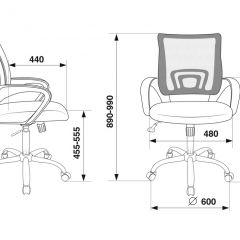 Кресло Бюрократ CH-695N/SL/BL/TW-11 синий TW-05 черный TW-11 в Златоусте - zlatoust.mebel24.online | фото 4