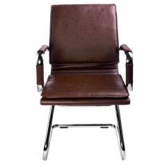 Кресло для посетителя Бюрократ CH-993-Low-V/Brown коричневый в Златоусте - zlatoust.mebel24.online | фото 4