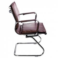 Кресло для посетителя Бюрократ CH-993-Low-V/Brown коричневый в Златоусте - zlatoust.mebel24.online | фото 2
