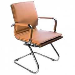 Кресло для посетителя Бюрократ CH-993-Low-V/Camel светло-коричневый в Златоусте - zlatoust.mebel24.online | фото