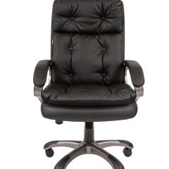 Кресло для руководителя  CHAIRMAN 442 (экокожа черная) в Златоусте - zlatoust.mebel24.online | фото