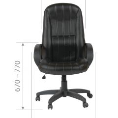 Кресло для руководителя  CHAIRMAN 685 (экокожа черный) в Златоусте - zlatoust.mebel24.online | фото 5