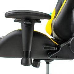 Кресло игровое Бюрократ VIKING 5 AERO YELLOW черный/желтый в Златоусте - zlatoust.mebel24.online | фото 5