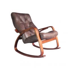 Кресло качалка Гранд 103-З-Ш Шоколад в Златоусте - zlatoust.mebel24.online | фото