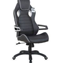 Кресло компьютерное BRABIX Techno Pro GM-003 (экокожа черное/серое, вставки серые) 531814 в Златоусте - zlatoust.mebel24.online | фото 2