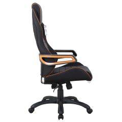 Кресло компьютерное BRABIX Techno Pro GM-003 (ткань черное/серое, вставки оранжевые) 531813 в Златоусте - zlatoust.mebel24.online | фото 3