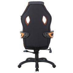 Кресло компьютерное BRABIX Techno Pro GM-003 (ткань черное/серое, вставки оранжевые) 531813 в Златоусте - zlatoust.mebel24.online | фото 5