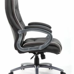 Кресло офисное BRABIX PREMIUM "Strong HD-009" (экокожа черная, ткань серая) 531945 в Златоусте - zlatoust.mebel24.online | фото 3