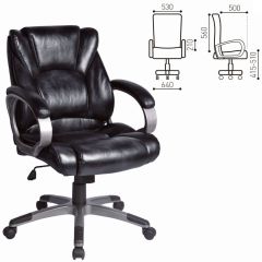 Кресло офисное BRABIX "Eldorado EX-504", экокожа, черное, 530874 в Златоусте - zlatoust.mebel24.online | фото 3