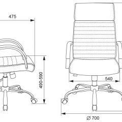 Кресло руководителя Бюрократ T-8010N/SL/BLACK в Златоусте - zlatoust.mebel24.online | фото 4