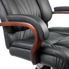 Кресло руководителя Бюрократ T-9925WALNUT/BLACK в Златоусте - zlatoust.mebel24.online | фото 4