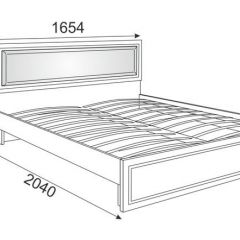 Кровать 1.6 Беатрис М10 с мягкой спинкой и ортопедическим основанием (Орех гепланкт) в Златоусте - zlatoust.mebel24.online | фото 2