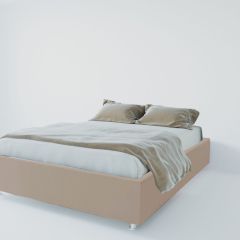 Кровать Подиум с ПМ 1200 (велюр серый) в Златоусте - zlatoust.mebel24.online | фото