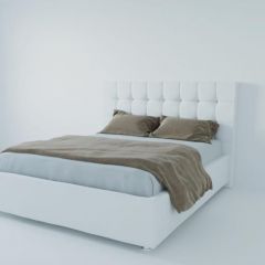Кровать Венеция без основания 800 (экокожа белая) в Златоусте - zlatoust.mebel24.online | фото
