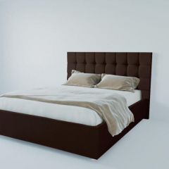 Кровать Венеция без основания 800 (экокожа коричневая) в Златоусте - zlatoust.mebel24.online | фото