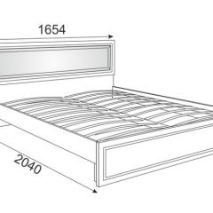 Кровать 1.6 Беатрис М10 с мягкой спинкой и ортопедическим основанием (дуб млечный) в Златоусте - zlatoust.mebel24.online | фото 3