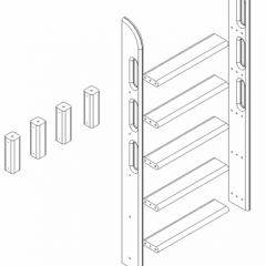 Кровать Сонечка 2-х ярусная (модульная) в Златоусте - zlatoust.mebel24.online | фото 12