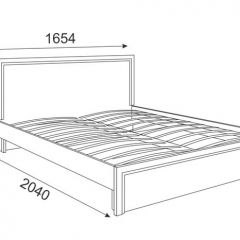 Кровать 1.6 Беатрис М07 Стандарт с ортопедическим основанием (дуб млечный) в Златоусте - zlatoust.mebel24.online | фото
