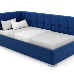 Кровать угловая Мия интерьерная +основание (120х200) в Златоусте - zlatoust.mebel24.online | фото 16