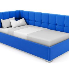 Кровать угловая Мия интерьерная +основание (120х200) в Златоусте - zlatoust.mebel24.online | фото 23
