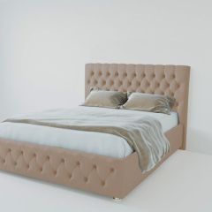 Кровать Версаль с ПМ 800 (велюр серый) в Златоусте - zlatoust.mebel24.online | фото