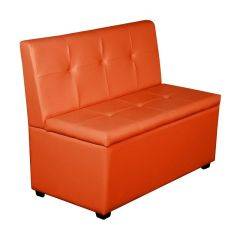 Кухонный диван Уют-1.4 (1400) Оранжевый в Златоусте - zlatoust.mebel24.online | фото