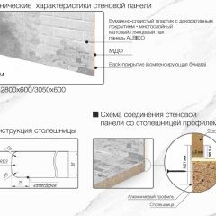 Кухонный фартук со столешницей (А-01) в едином стиле (3050 мм) в Златоусте - zlatoust.mebel24.online | фото 7