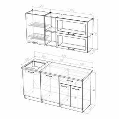 Кухонный гарнитур Лира стандарт 1600 в Златоусте - zlatoust.mebel24.online | фото 4