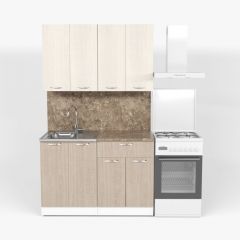 Кухонный гарнитур Ольга лайт 1 1200 мм в Златоусте - zlatoust.mebel24.online | фото 3