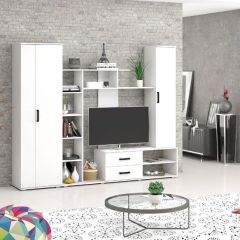 Шкаф Торонто (Белый текстурный) в Златоусте - zlatoust.mebel24.online | фото 2