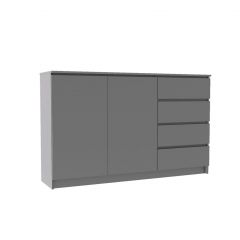 МОРИ МК 1600.1 Комод (графит) в Златоусте - zlatoust.mebel24.online | фото 2