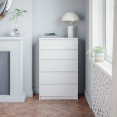 МОРИ МК 700.5 Комод (белый) в Златоусте - zlatoust.mebel24.online | фото