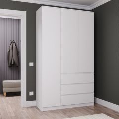 МОРИ МШ 1200.1 Шкаф (белый) в Златоусте - zlatoust.mebel24.online | фото