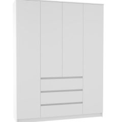 МОРИ МШ 1600.1 Шкаф (белый) в Златоусте - zlatoust.mebel24.online | фото 2